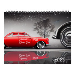 Abstrakt Classic Cars 1950s Kalender