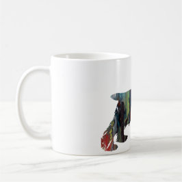 Abstrakt cockerspanielspanielSilhouette Kaffemugg