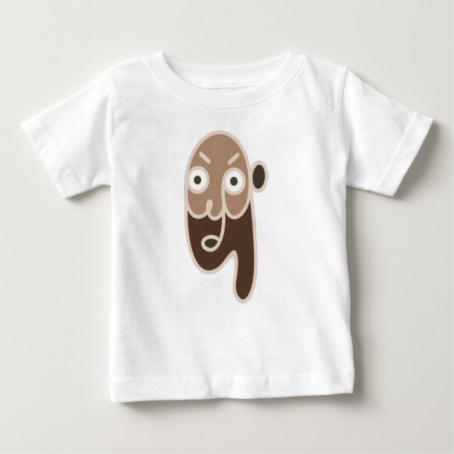 Abstrakt Coffee Man T Shirt (Framsida)