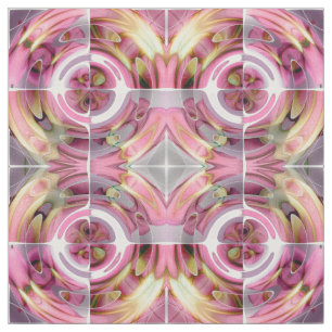 Abstrakt Collage för Tangerine och för ro Tyg
