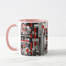 Abstrakt College design, mugg