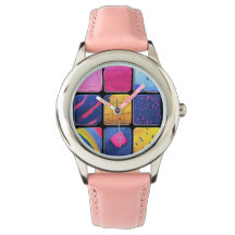 Abstrakt Colorful Blocks Mönster