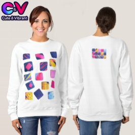 Abstrakt Colorful Blocks Mönster T Shirt