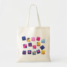 Abstrakt Colorful Blocks Mönster