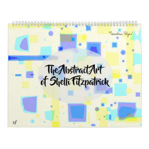 Abstrakt Colorful Fine Art av Shelli Fitzpatrick Kalender