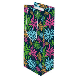 Abstrakt Colorful Fireworks Flowers Gift Bag