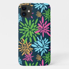 Abstrakt Colorful Fireworks Flowers iphone case