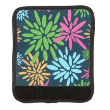 Abstrakt Colorful Fireworks Flowers Luggage Wrap