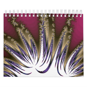 Abstrakt Colorful Fractal ArtCollection Kalender