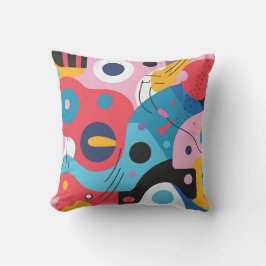 Abstrakt Colorful Geometric Mönster Kudde