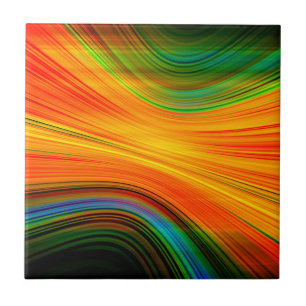 Abstrakt Colorful Light Ceramic Tile Kakelplatta