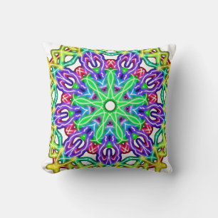 Abstrakt Colorful Mandala Kudde