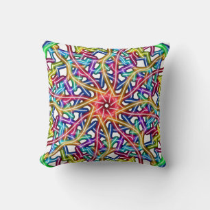 Abstrakt Colorful Mandala Kudde
