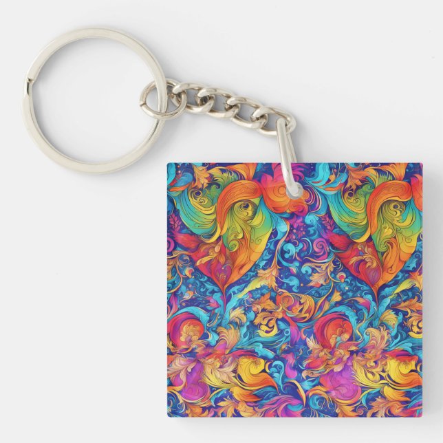 Abstrakt Colorful Modern Summer Garden (Framsidan)