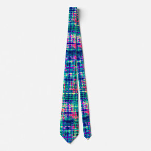 Abstrakt Colorful Modern Tie Dye Mönster Slips