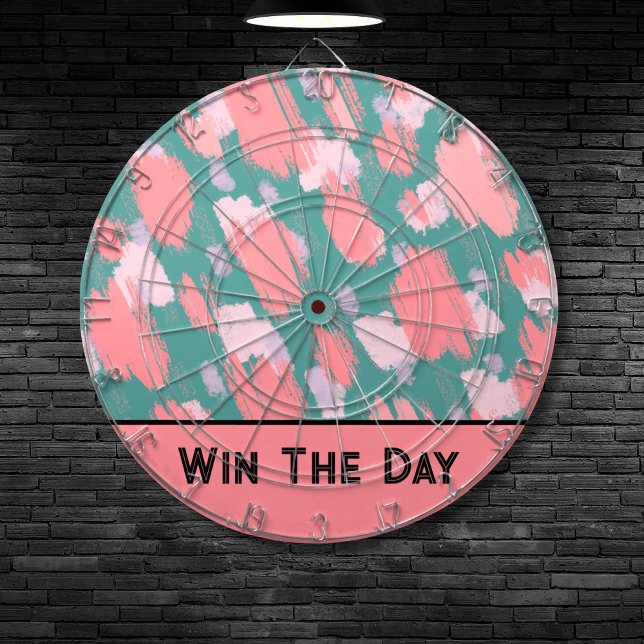 Abstrakt Colorful Mönster Darttavla (Cool Colorful Pattern Dart Board)