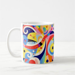 Abstrakt Colorful Mugg