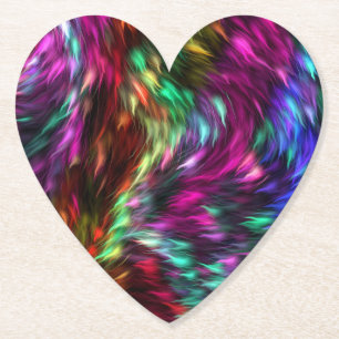 Abstrakt Colorful Päls Prismatic Background-24605 Underlägg Papper