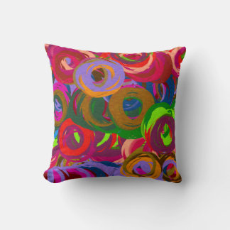 Abstrakt Colorful Pastel Mönster #2 Kudde