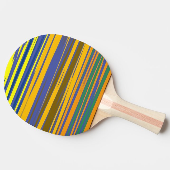 Abstrakt Colorful Rand Mönster Pingisracket (Sidan)