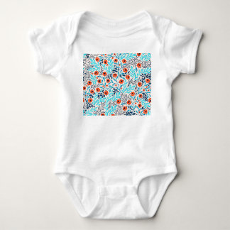 Abstrakt Colorful Ro: Vintage Blommigt T Shirt