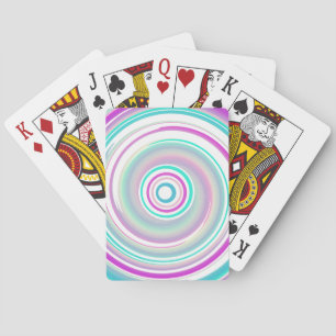 Abstrakt Colorful Swirl Casinokort