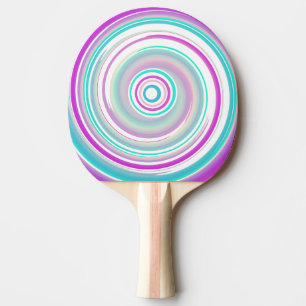 Abstrakt Colorful Swirl Pingisracket