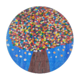 Abstrakt Colorful Träd