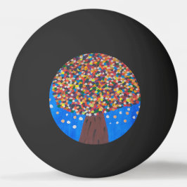 Abstrakt Colorful Träd Pingisboll