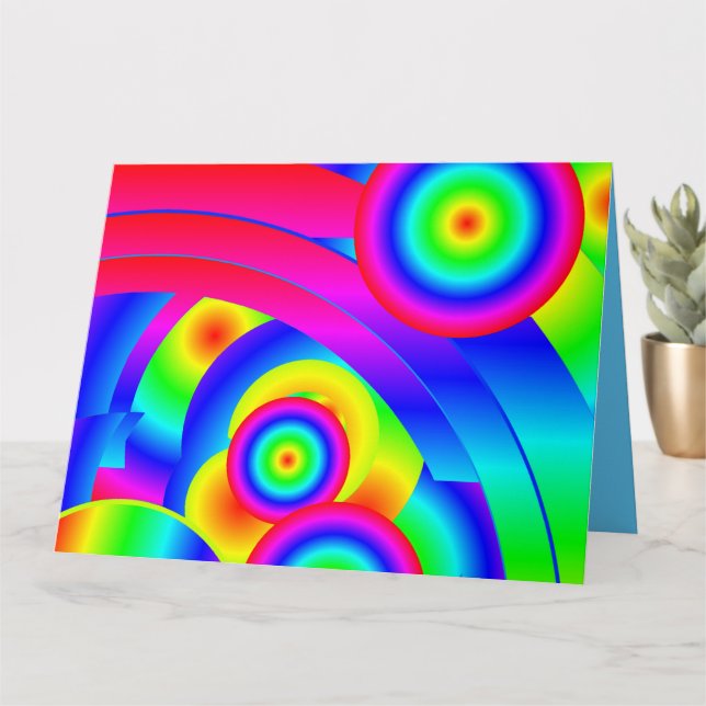 Abstrakt Comet Kort (Liten växt)