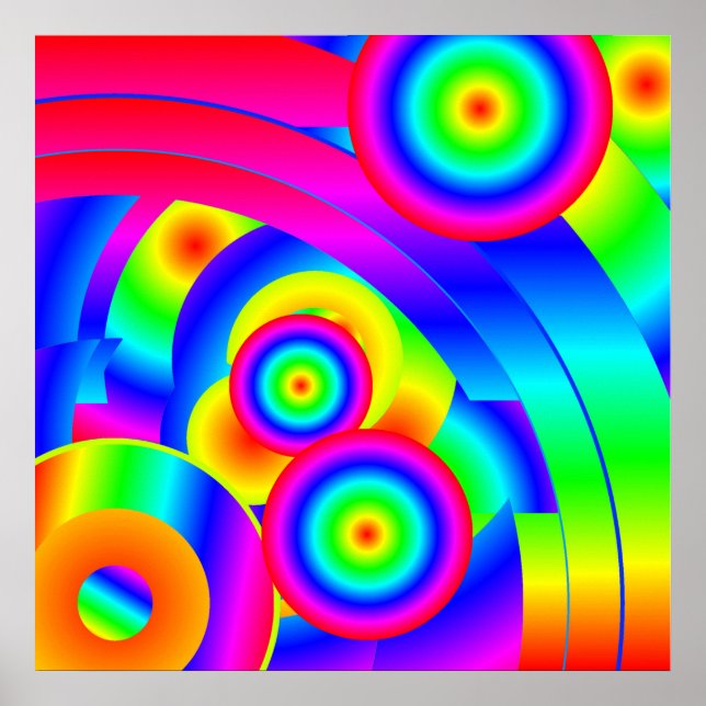 Abstrakt Comet Poster (Framsidan)