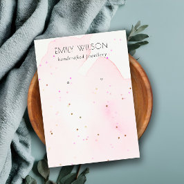 Abstrakt Confetti Tvättar  Visning för stegning Visitkort