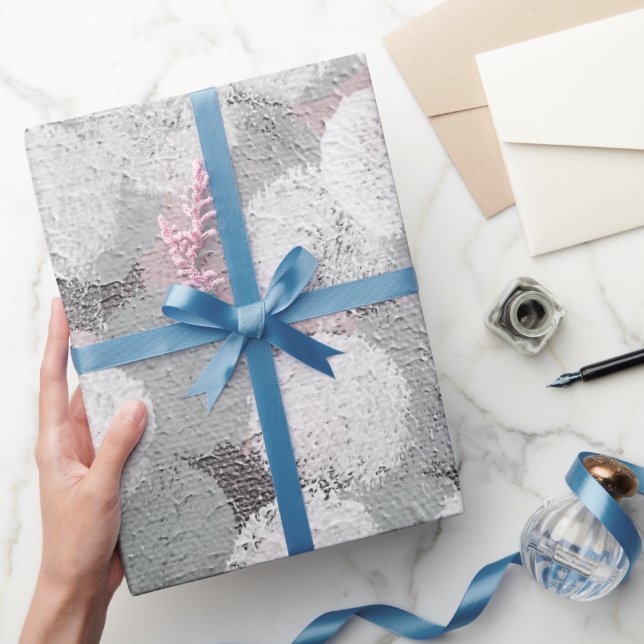 abstrakt contemporary cirkel färg mönster presentpapper (Gifting)