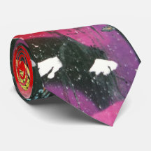 Abstrakt Contemporary Graffiti Neck Tie