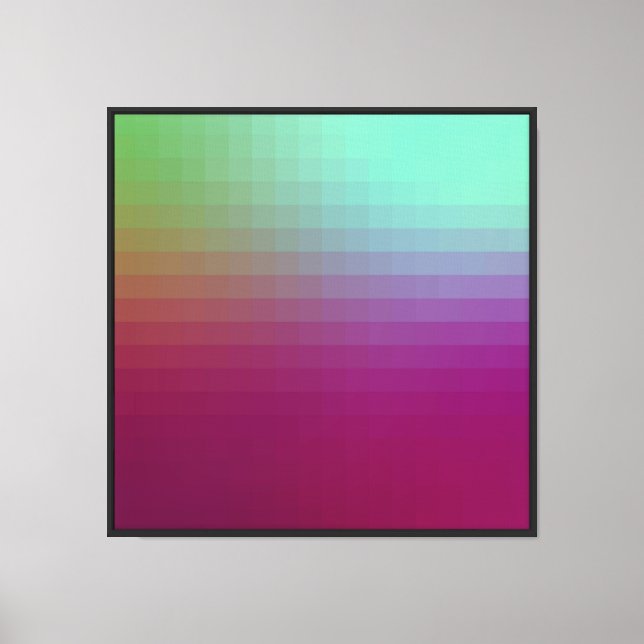 Abstrakt cool design canvastryck (Framsida)
