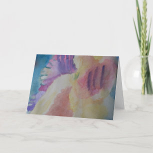 Abstrakt Coral Reef Greeting Card Kort