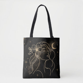 Abstrakt Cosmic Mystical Female Tygkasse