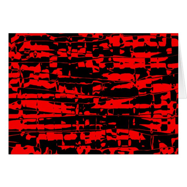 Abstrakt Crackle Hälsningskort (Framsidan Horizontal)