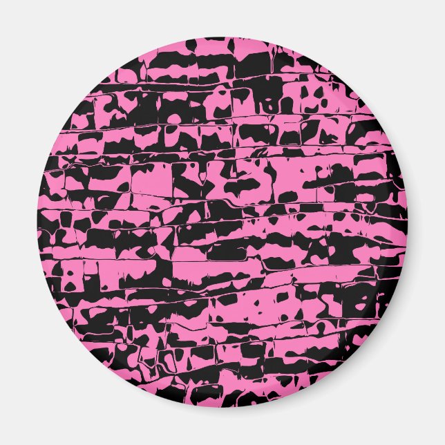 Abstrakt Crackle Magnet (Framsidan)