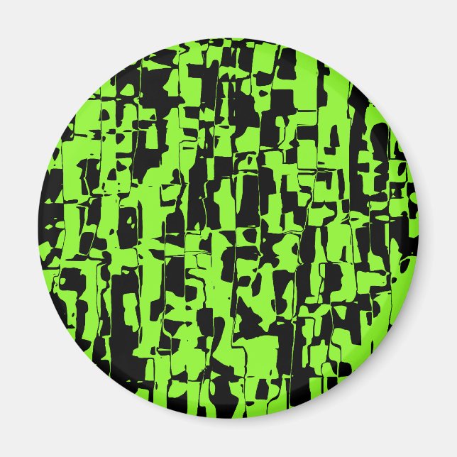 Abstrakt Crackle Magnet (Framsidan)