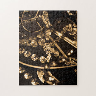 Abstrakt Crystal Chandelier Pussel