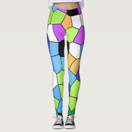 Abstrakt Crystals - bakgrund Leggings
