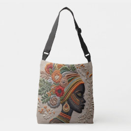 Abstrakt Cubism Crossbody Bag Axelväska