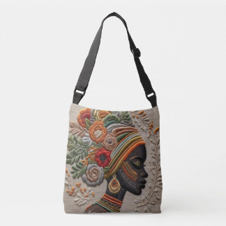 Abstrakt Cubism Crossbody Bag Axelväska