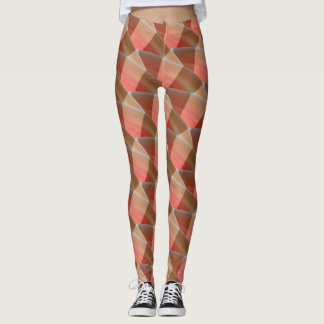 Abstrakt Curly Wave Mönster #5 Leggings