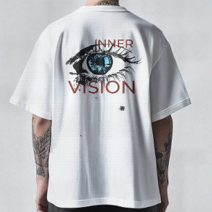Abstrakt Cyber Eye-grafik - Inre Sanningssyn St T Shirt