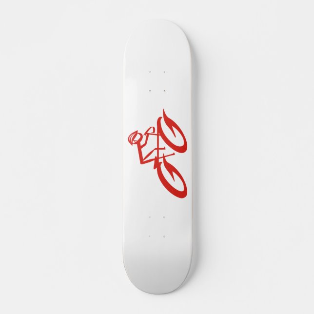 Abstrakt Cycler Sports Skateboard Deck (Framsida)