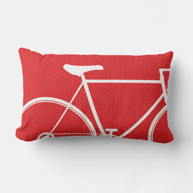 Abstrakt cykelkudde lumbarkudde (Framsida)