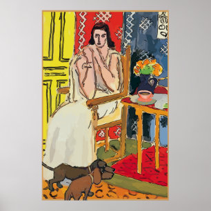 Abstrakt Dachshunds i golv Poster