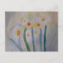 Abstrakt Daffodils vykort